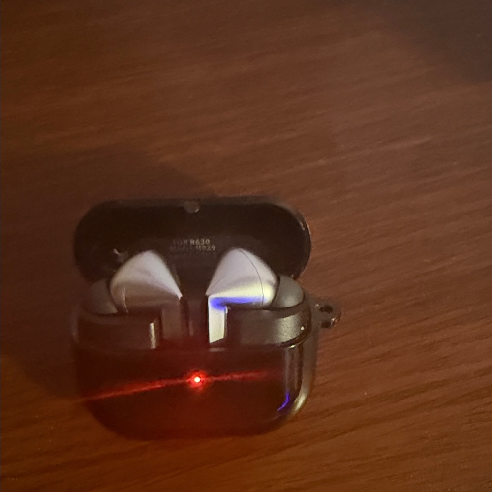True Wireless Earbud Headphones with Charging Case - Black and White
